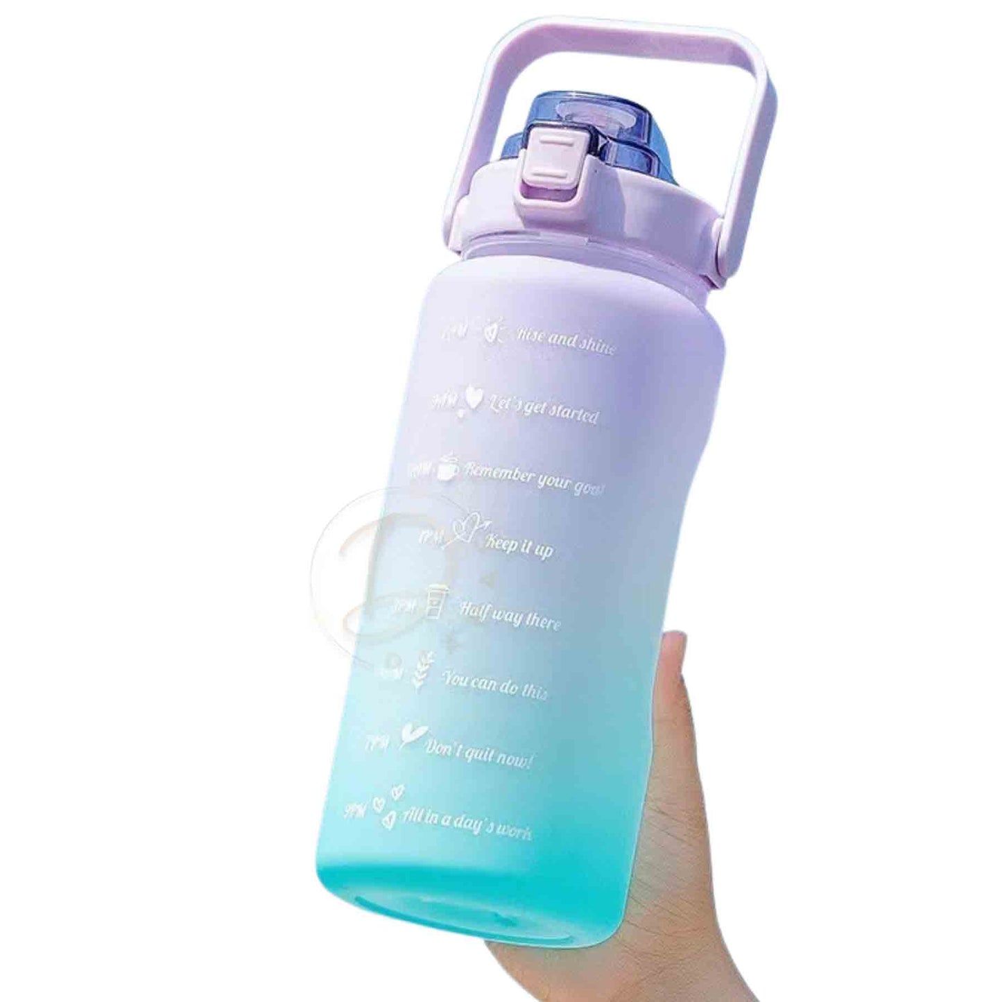 Botella De Agua Motivacional 2000ml