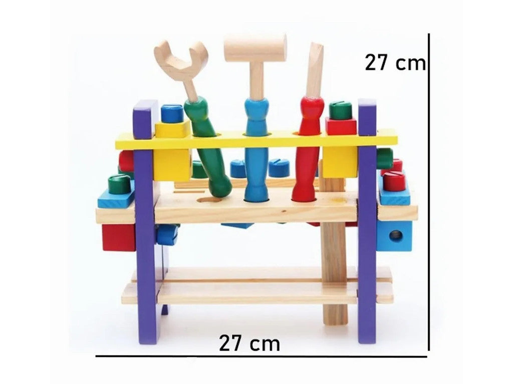 Set Madera Herramientas Juguete Didáctic